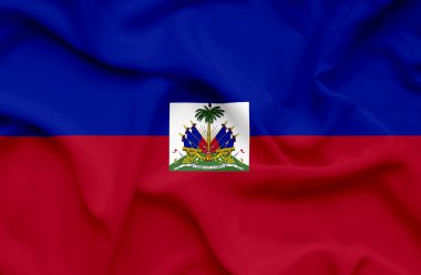 Haiti dalgalanan bayrak
