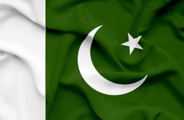 Pakistan dalgalanan bayrak