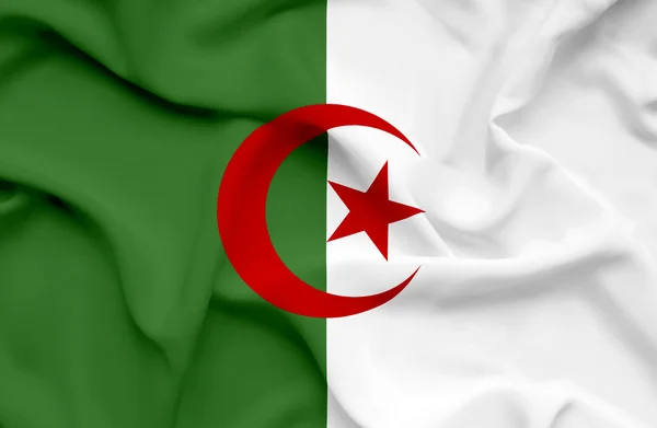 Algeria waving flag — Stock Photo, Image