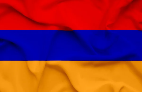 亚美尼亚挥动国旗 — 图库照片