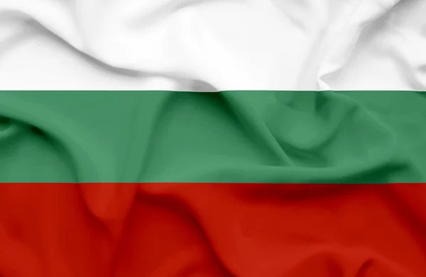 Bulgarije wuivende vlag — Stockfoto