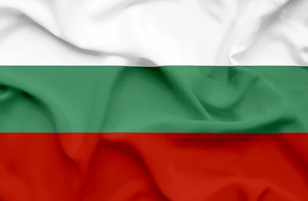 Bulgaria waving flag — Stock Photo, Image