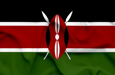 Kenya dalgalanan bayrak