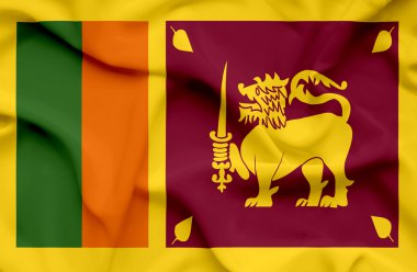 Sri lanka dalgalanan bayrak