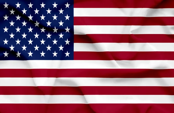 Vereinigte Staaten von Amerika schwenken Flagge — Stockfoto