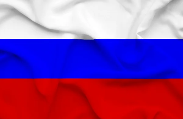 Rússia acenando bandeira — Fotografia de Stock
