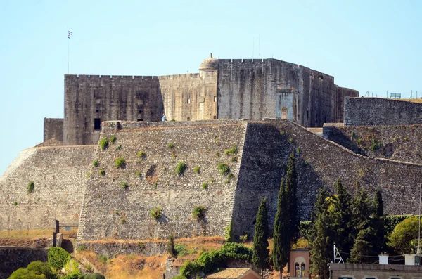 Kerkyra città fortezza - Capitale di Corfù isalnd Grecia — Foto Stock