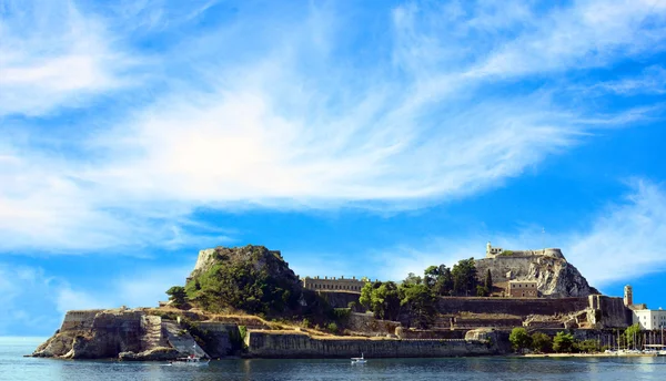 Kerkyra miasto - stolica Korfu Grecja isalnd — Zdjęcie stockowe