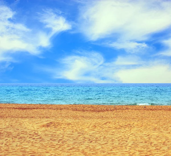 Paradise beach and sea — Stock Photo, Image