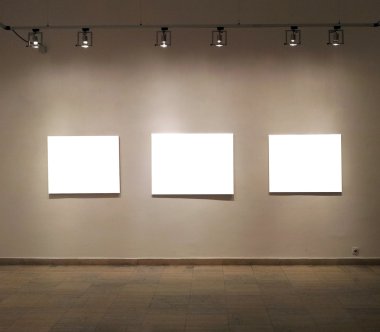 Galeri Oda boş çerçeveler