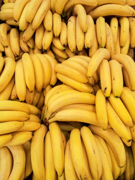 Fresh bananas background — Stock Photo, Image