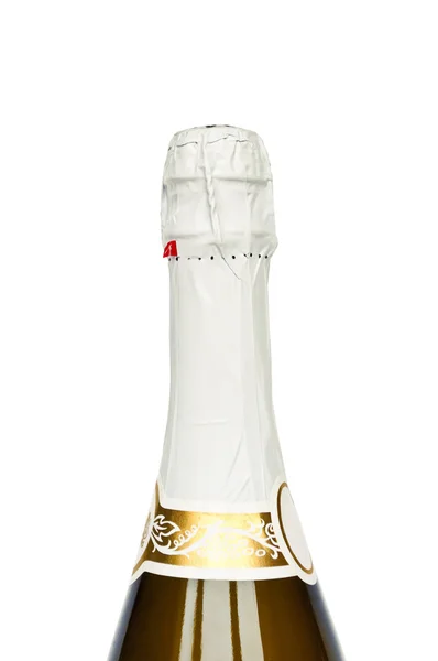 Champagne bottle - top — Stock Photo, Image