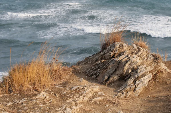 Blick auf Meer und Küste — Stockfoto