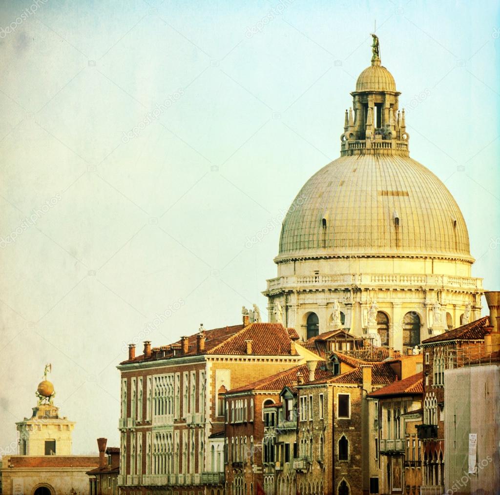 View on Basilica Santa Maria della Salute Venice - Italy