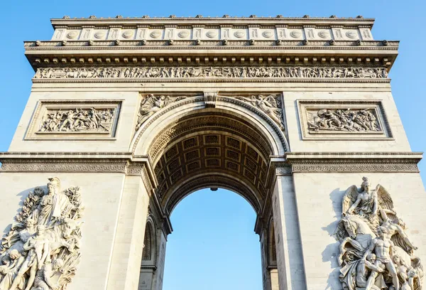 Arc de Triomphe - Arch győzelme Párizs - Franciaország — Stock Fotó