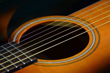 gitar makro çekim