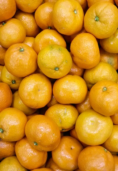 Fresh Mandarine oranges background — Stock Photo, Image