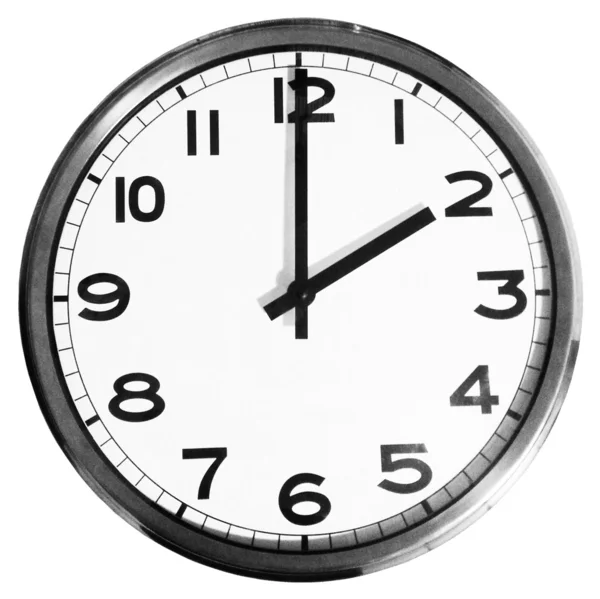 Wall clock isolated — Stock Photo, Image