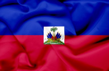 Haiti dalgalanan bayrak