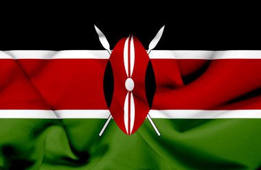 Kenya dalgalanan bayrak