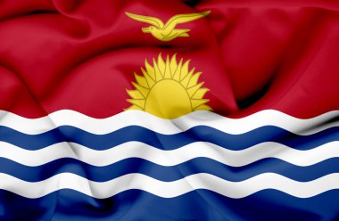 Kiribati dalgalanan bayrak
