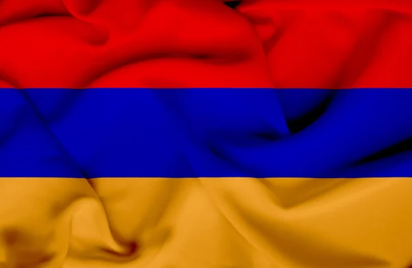 Armenia waving flag — Stock Photo, Image