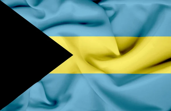 Bahamas waving flag — Stock Photo, Image