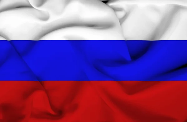 Rusland wuivende vlag — Stockfoto