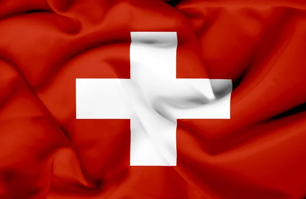 Bandiera svizzera — Foto Stock