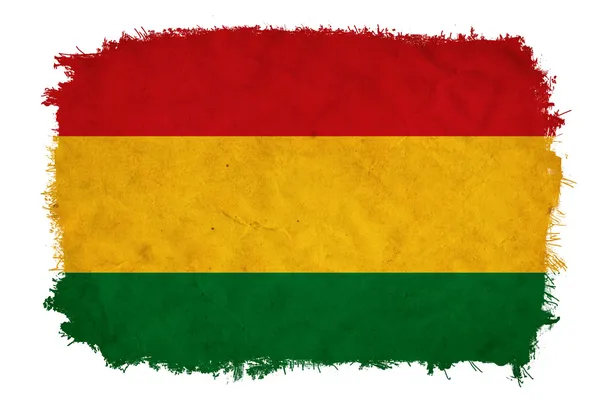 Bolivia grunge flagga — Stockfoto