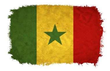 Senegal grunge bayrağı