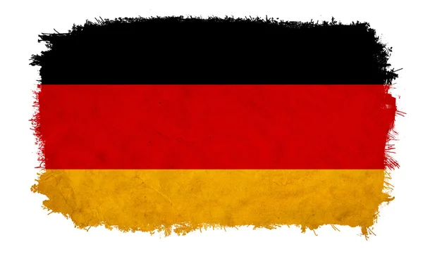 Duitsland grunge vlag — Stockfoto