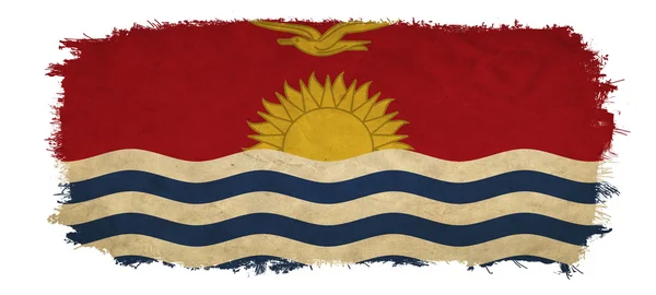 Kiribati bandiera grunge — Foto Stock