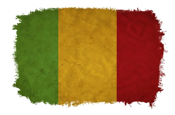 Mali grunge flag — Stock Photo, Image