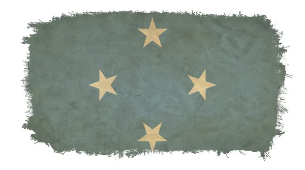 Micronesia grunge flag — Stock Photo, Image