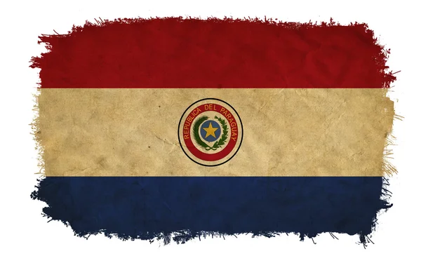 Bandera grunge Paraguay — Foto de Stock