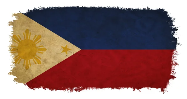 Philippinische Grunge-Flagge — Stockfoto