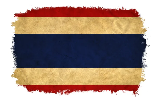 Drapeau grunge Thaïlande — Photo