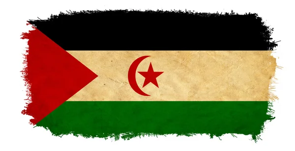 Západní sahara grunge vlajka — Stock fotografie