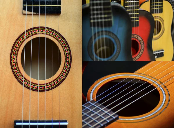 Guitar collage — Stock Photo, Image