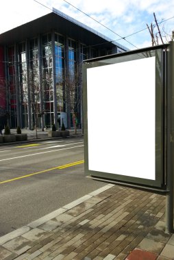 boş sokak billboard