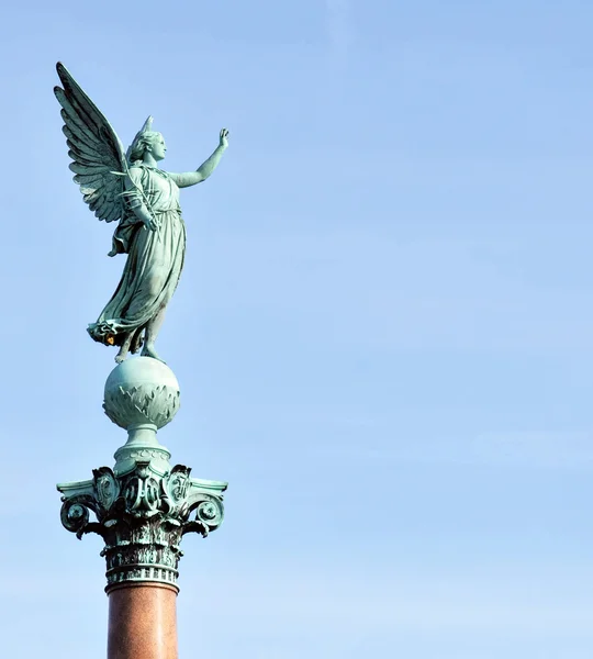 Angel statue in Copenhagen Denkamrk — Stock Photo, Image