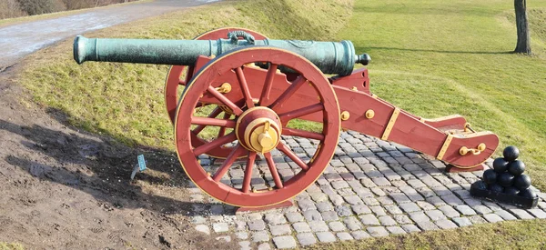 An old cannon in Copenhagen's fortification — Stock Photo, Image