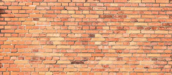 Muro di mattoni ampia vista — Foto Stock