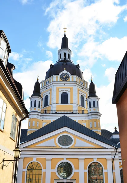 Kościół z Catherine (Katarina Kyrkja) na wyspie Södermalm - Stoc — Zdjęcie stockowe