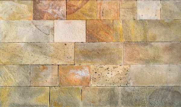 Kleurrijke moderne stenen muur — Stockfoto