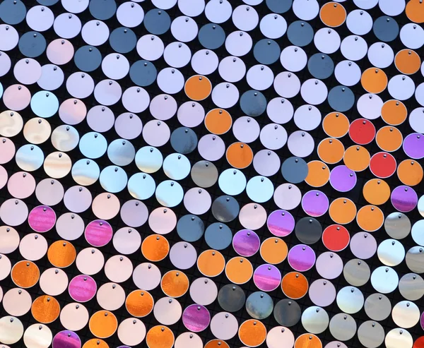 Textura de lantejoulas multicoloridas — Fotografia de Stock