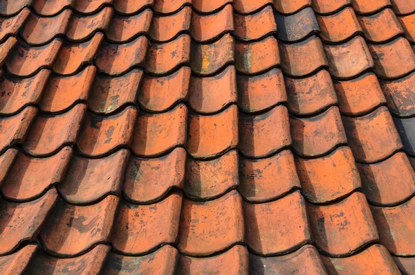 Old roof tiles background — Stock Photo, Image