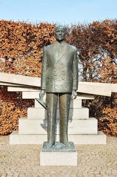 Statue of king Frederik in Copenhagen — Stock Photo, Image