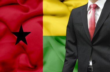 Gine bissau kavramsal görüntü işadamı